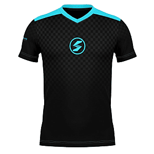Black Reglan Sleeve Jersey