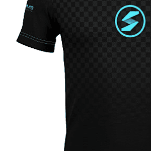 Black Reglan Sleeve Jersey