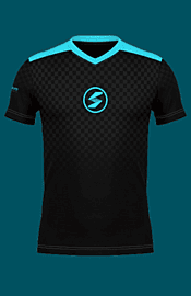 Black Reglan Sleeve Jersey